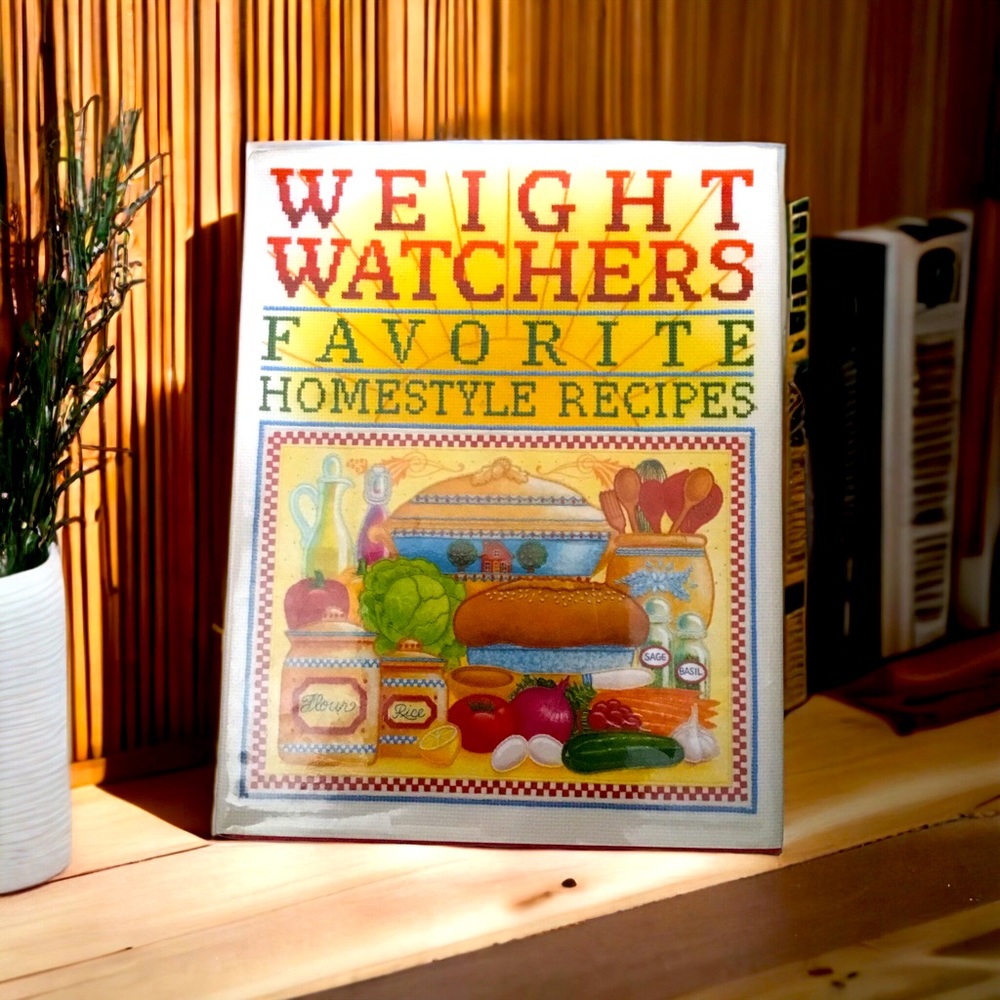 Weight Watchers Favorite Homestyle Recipes Cookbook 1994 Vintage Used Condition